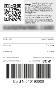 Barcode Karte Kaiserwinkl